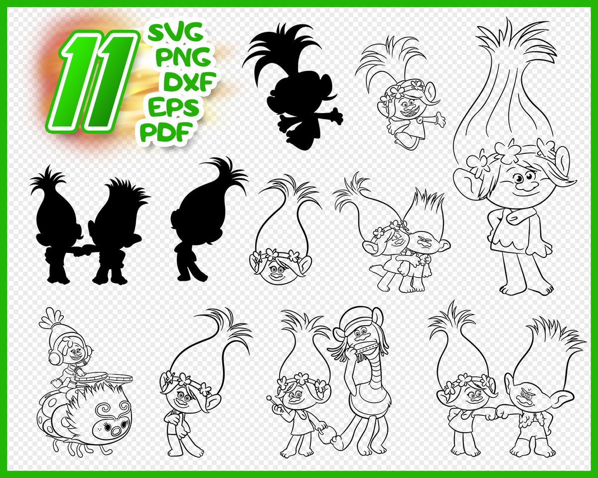 Free Free 60 Trolls Princess Poppy Svg SVG PNG EPS DXF File