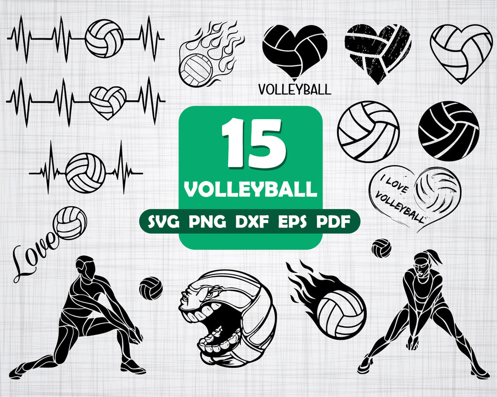 Download Volleyball Svg Volleyball Svg Cut File Volleyball Bundle Svg Volley Clipartic