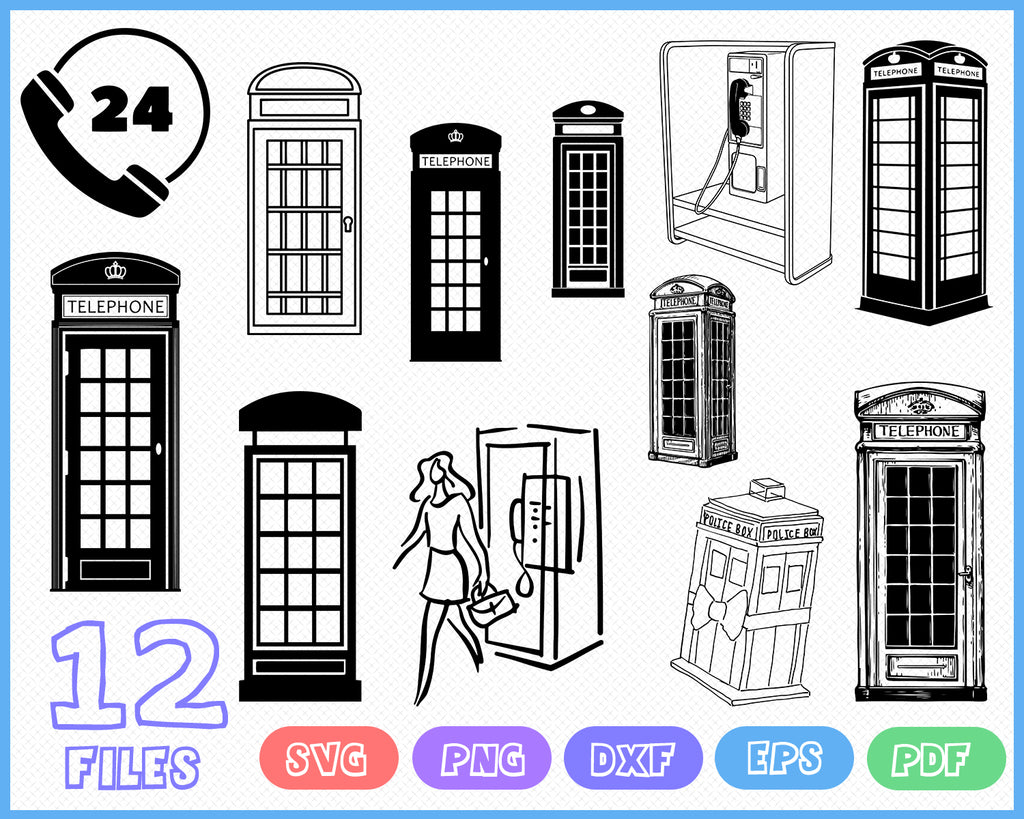 Phone Booth Svg London Phone Booth Old Phone Phone Booth Clipart P Clipartic