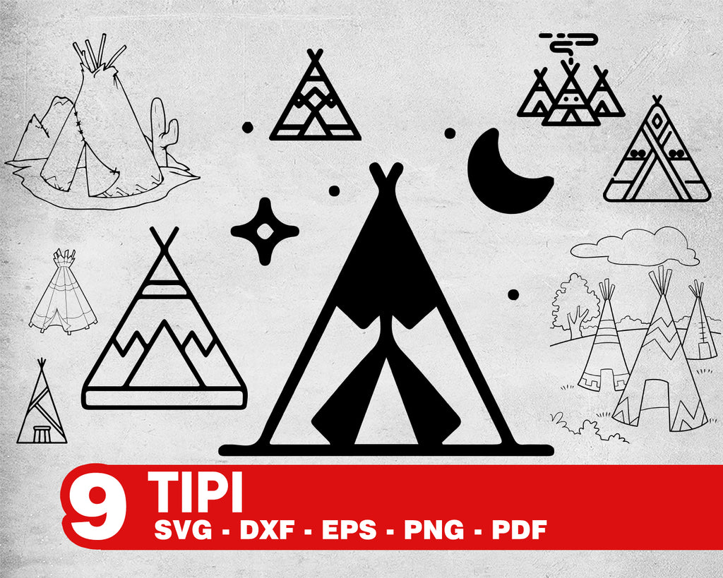 Download Tipi Svg Tipi Svg Bundle Teepee Vector Images Silhouette Clip Art N Clipartic