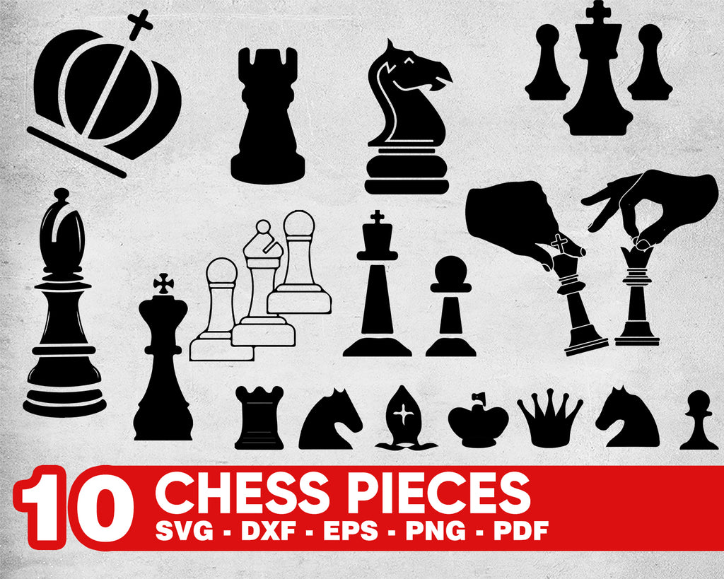 Download Chess Pieces Svg Chess Game Chess Table Chess Challenge Table Game Clipartic