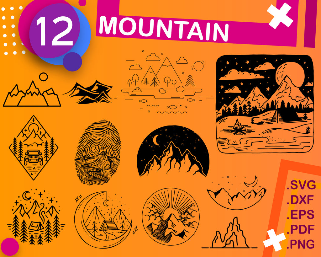 Free Free 141 Mountain Mandala Svg SVG PNG EPS DXF File