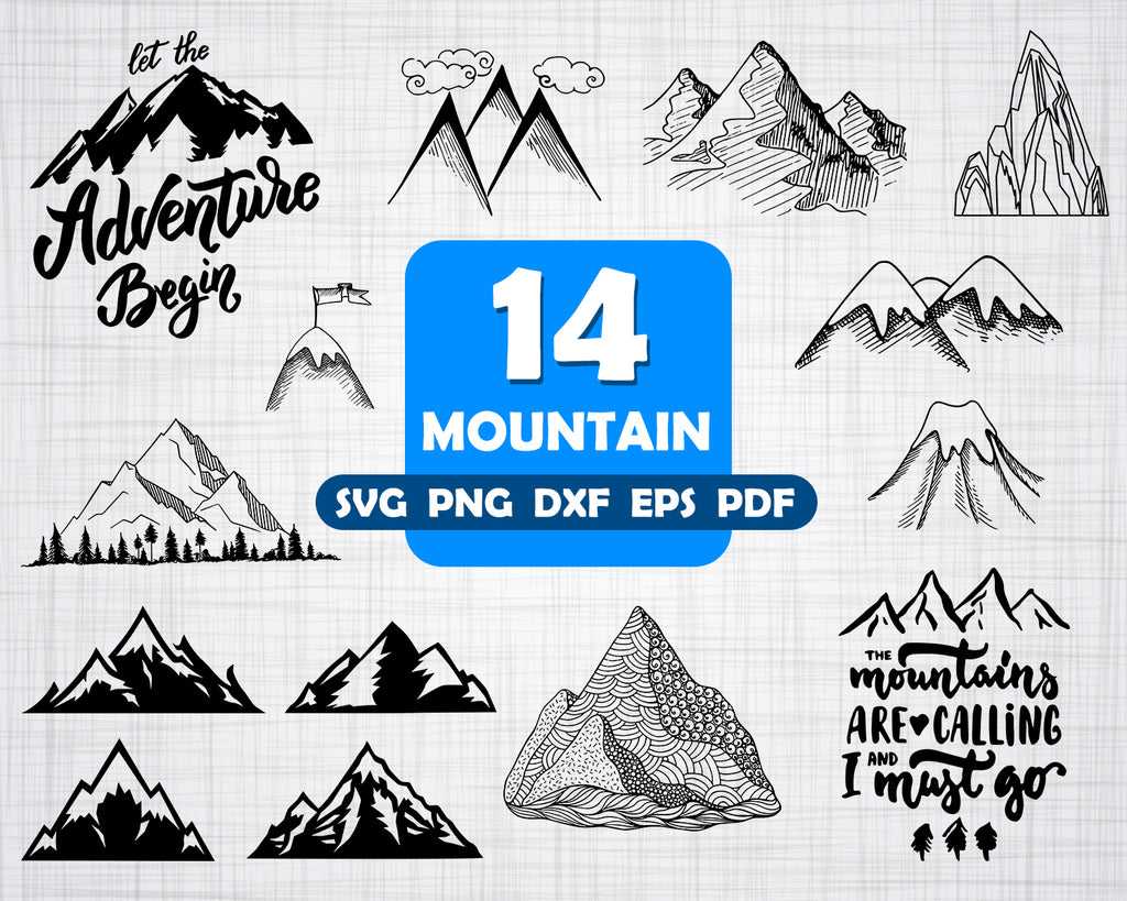Mountain Svg Mountains Svg File Mountain Clipart Camping Svg Mount Clipartic