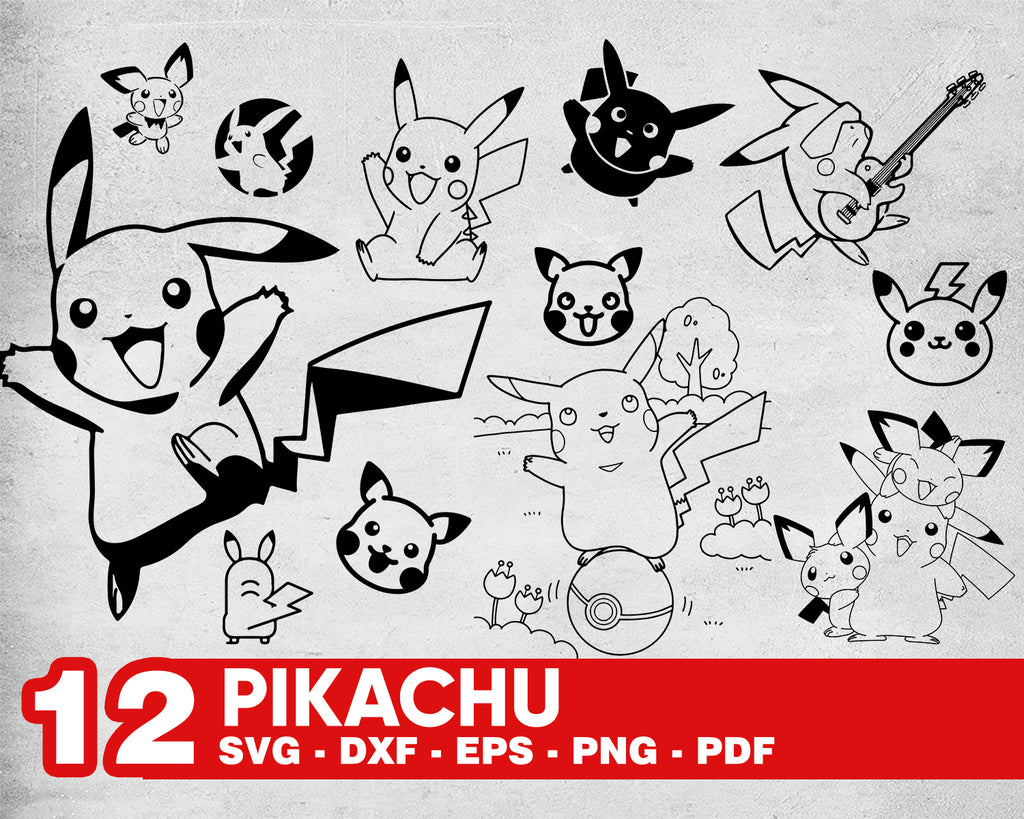 Download Pikachu svg, Pikachu svg, pokemon svg, detective pikachu ...