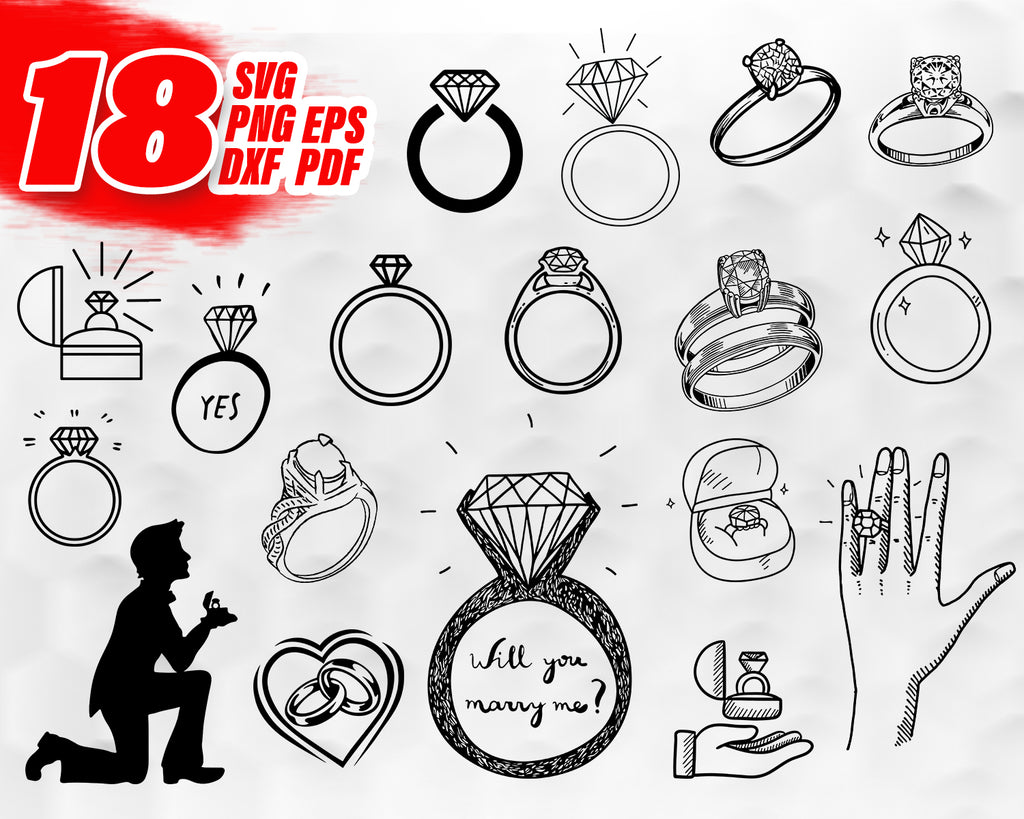 Free Free 308 Diamond Wedding Ring Svg SVG PNG EPS DXF File