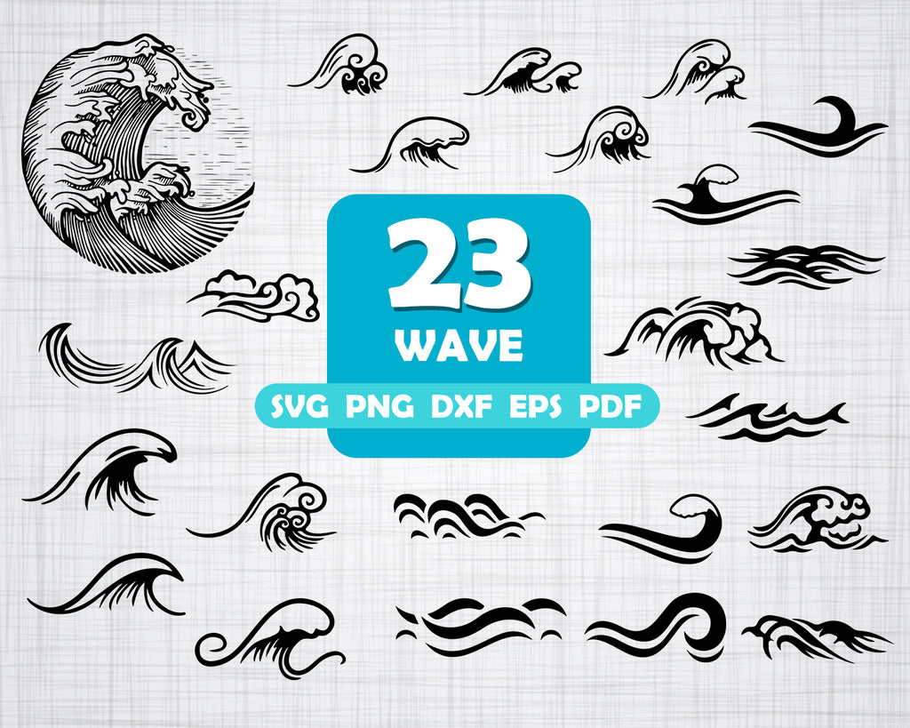 Download Wave Svg Wave Bundle Wave Vector File Wave Clipart Wave Cut Files Clipartic