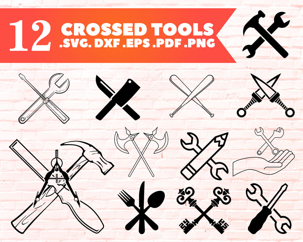 Download Crossed Tools Svg Hammer Svg Tools Clipart Wrench Svg Screwdriver Clipartic
