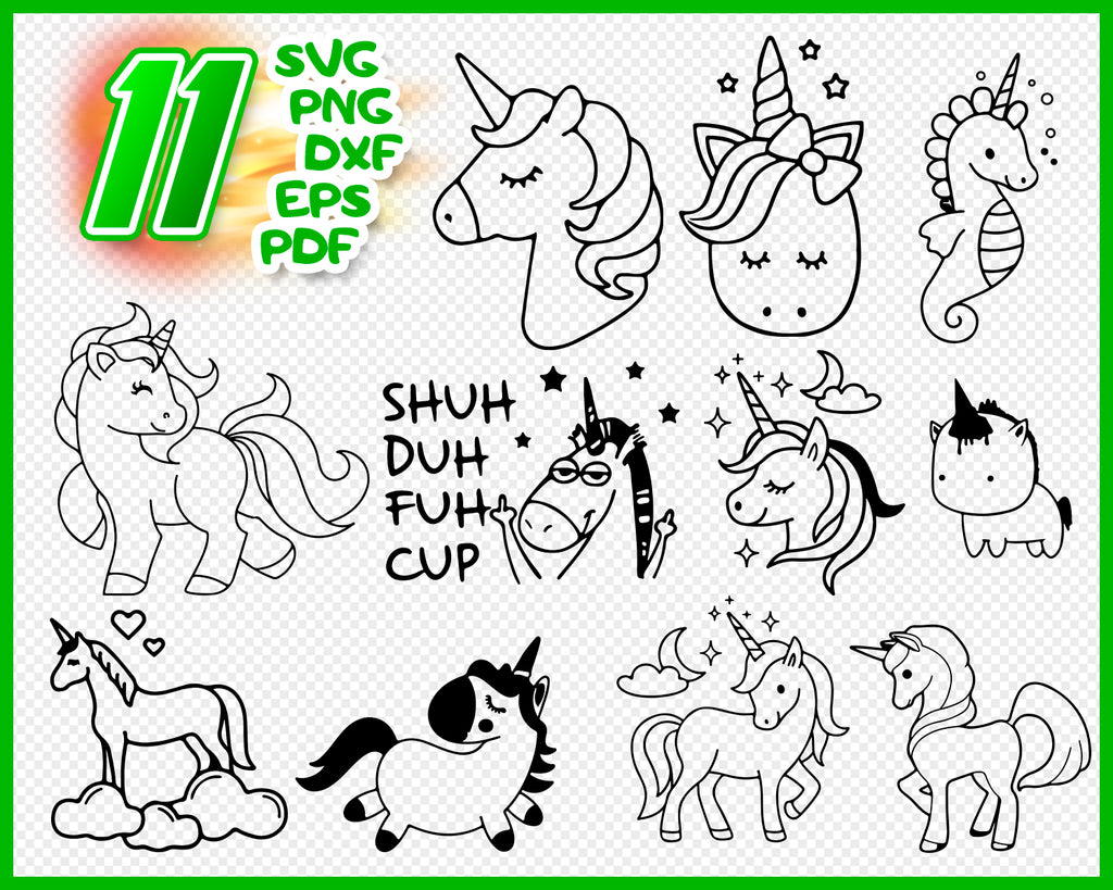 Download Unicorn Svg File Unicorn Vector Unicorn Decal Unicorn For Cricut U Clipartic