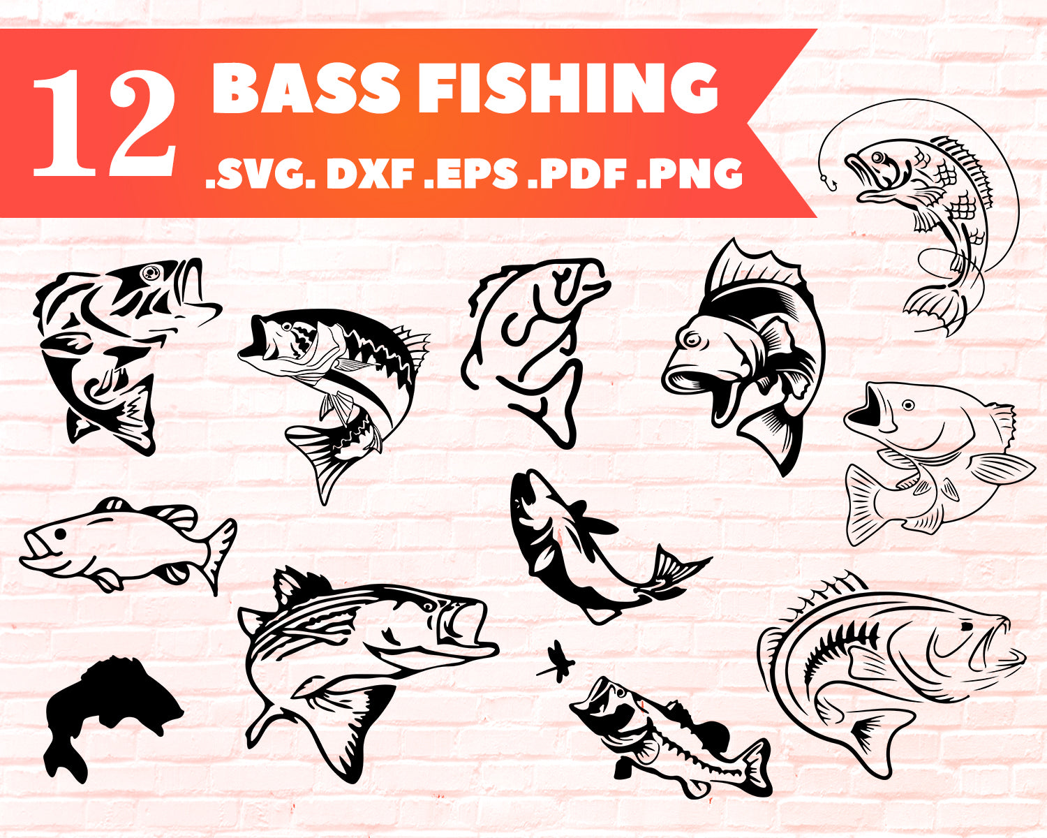 Free Free 298 Bass Fish Svg Free Download SVG PNG EPS DXF File