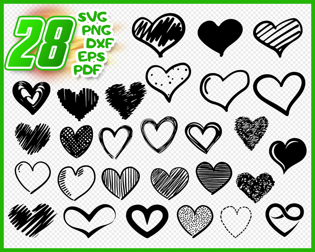 Download Heart Svg Doodle Heart Svg Drawn Heart Svg Valentine S Day Svg Val Clipartic
