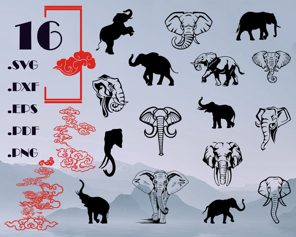 Free Free Elephant Silhouette Svg Free 23 SVG PNG EPS DXF File