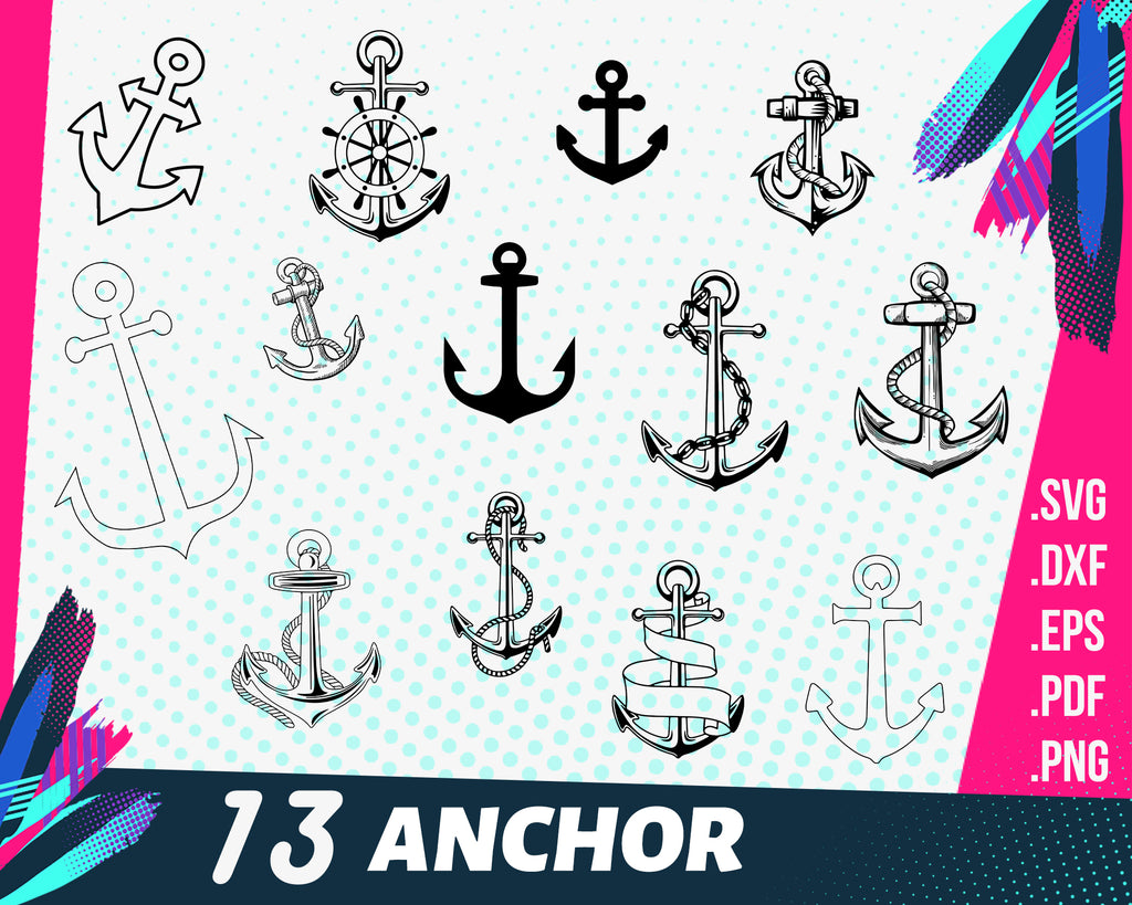 Download Anchor Svg Anchor Svg File Ship Wheel Svg Anchor Monogram Svg Anch Clipartic