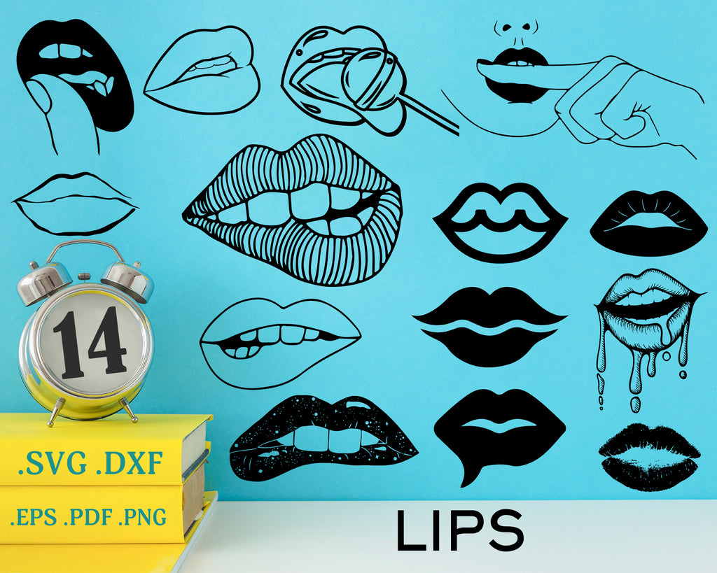 Download Lips Svg Biting Lips Cut File Sexy Lips File Svg For Cricut Silho Clipartic