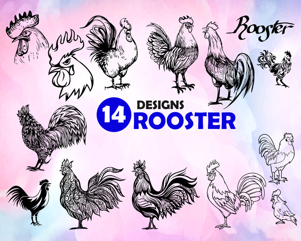 Rooster Svg Rooster Svg Rooster Clipart Rooster Silhouette Roos Clipartic