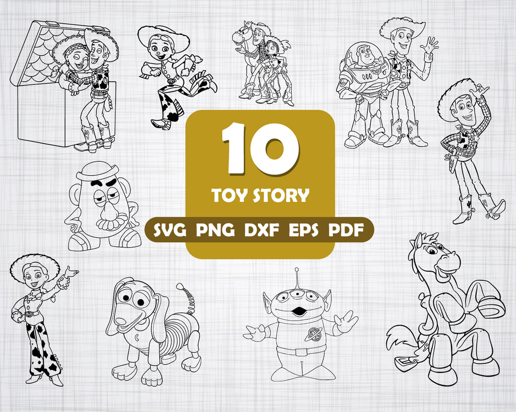 Download Toy Story Svg Toy Story Bundle Toy Story Clipart Characters Woody Clipartic