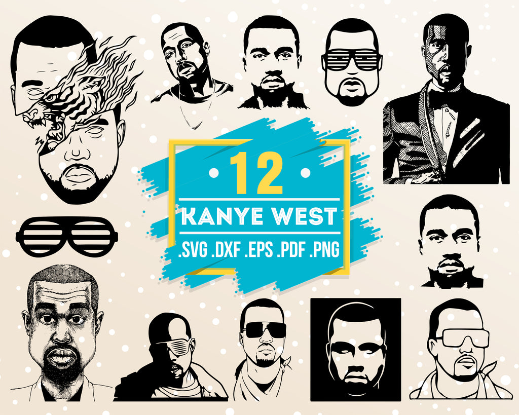 Download Kanye West Svg Kanye West Svg Kanye West Post Malone Svg Kanye We Clipartic