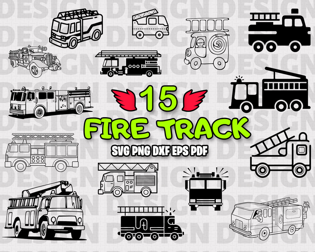 Free Free 258 Clipart Fire Truck Svg SVG PNG EPS DXF File