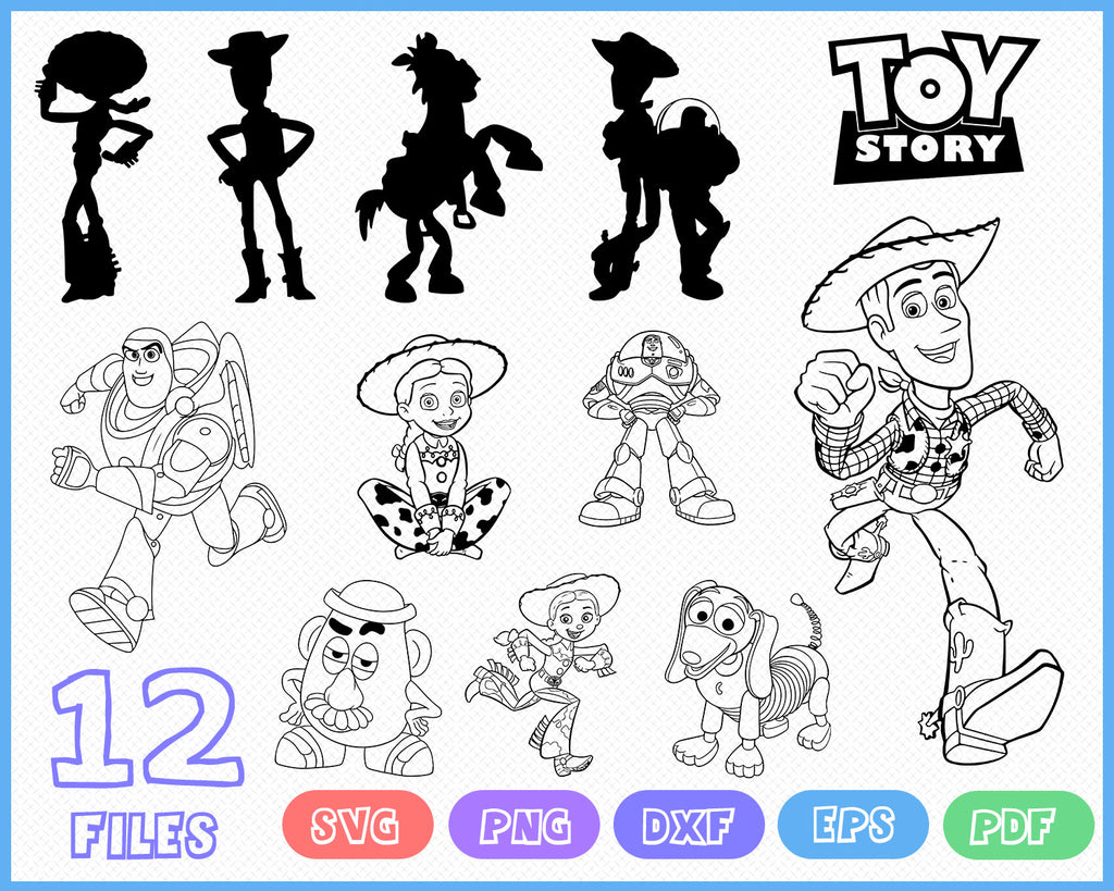 Download 38 Toy Story Svg Free Background Free Svg Files Silhouette And Cricut Cutting Files