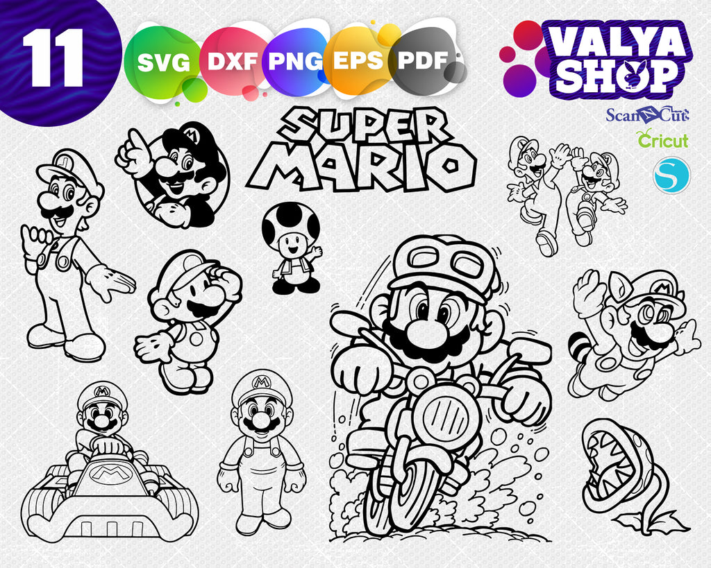 Free Free 92 Silhouette Super Mario Svg Free SVG PNG EPS DXF File