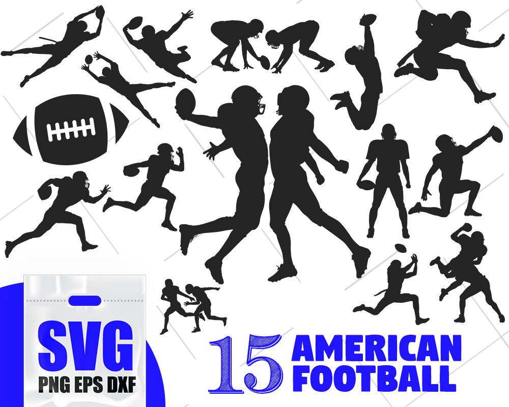 Download American Football Svg Football Svg Football Player Svg Football Mon Clipartic