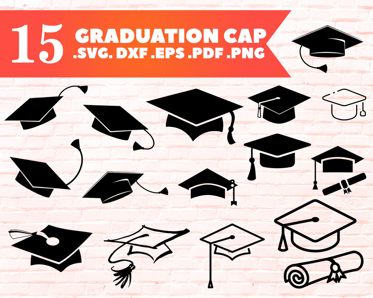 Download Graduation Cap Svg, Square Academic Cap Svg, Tassel Svg, Graduation Ha - Clipartic