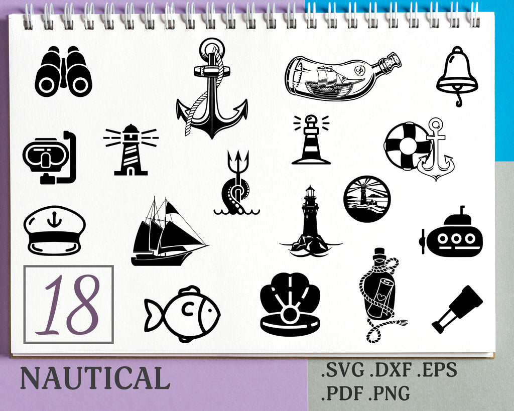 Download Nautical Svg Bundle Nautical Svg Nautical Clipart Nautical Cut File Clipartic