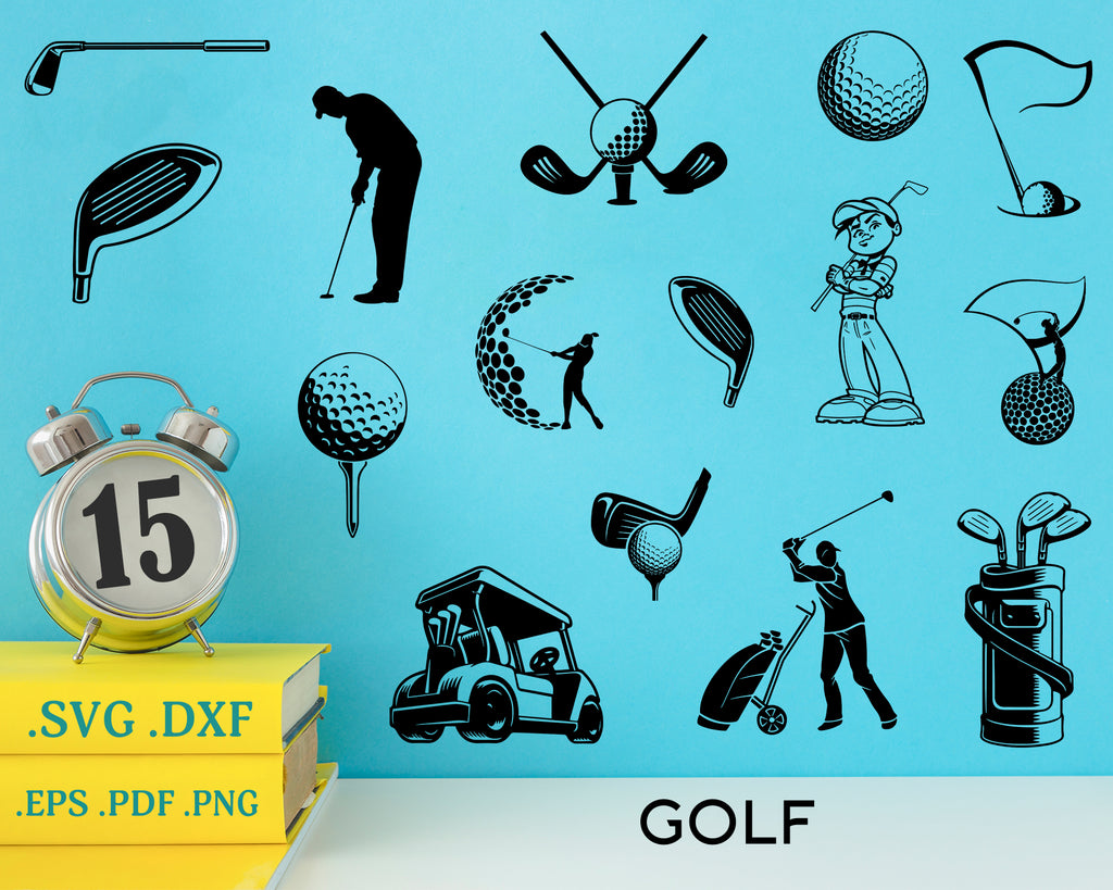 Download Golf Svg Golfer Svg Golfing Svg Golf Svg Bundle Golf Ball Svg Clipartic SVG, PNG, EPS, DXF File