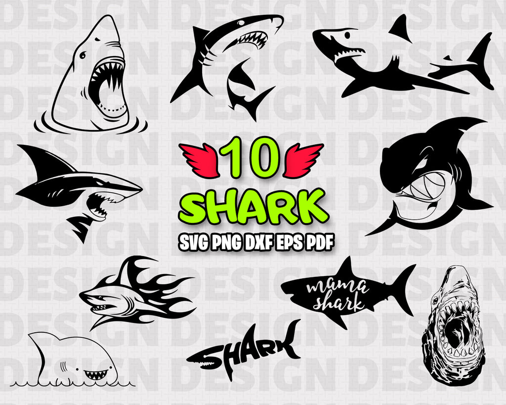 Download Shark Svg Animals Shark Silhouette Shark Vector Clipart Printable Clipartic