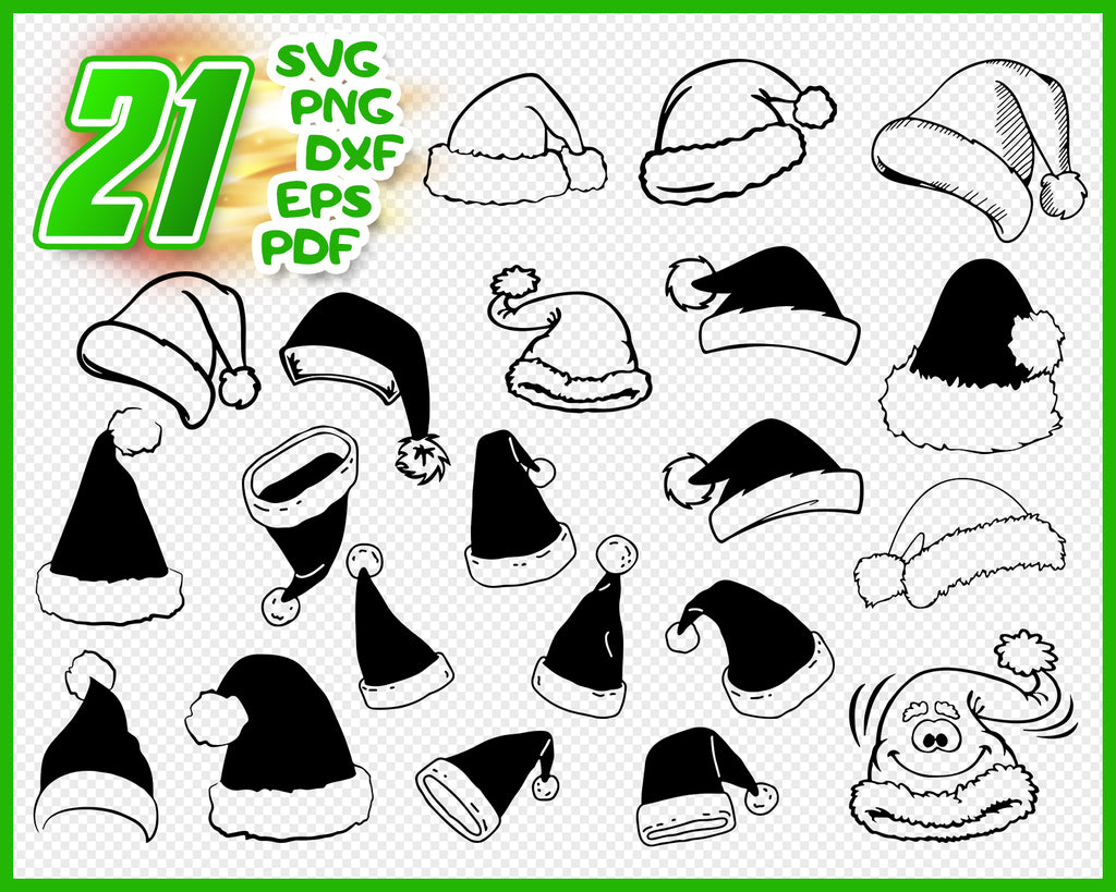 Download Santa Hat Svg Christmas Svg Hat Svg Santa Svg Santa Hat Santa Cla Clipartic