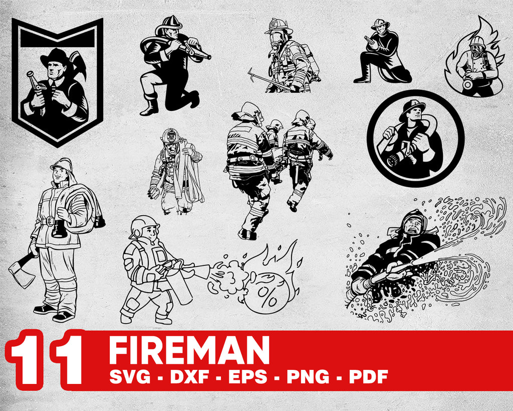 Featured image of post Firefighter Silhouette Svg