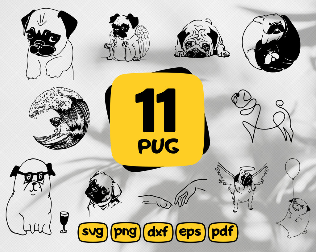 Download Free Pug Svg Cut File