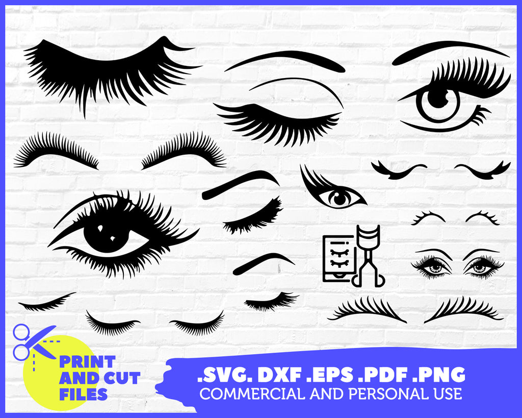 Download Lashes Svg Eye Lashes Svg Clipart Svg Dxf Pdf Cricut Cut Files Clipartic