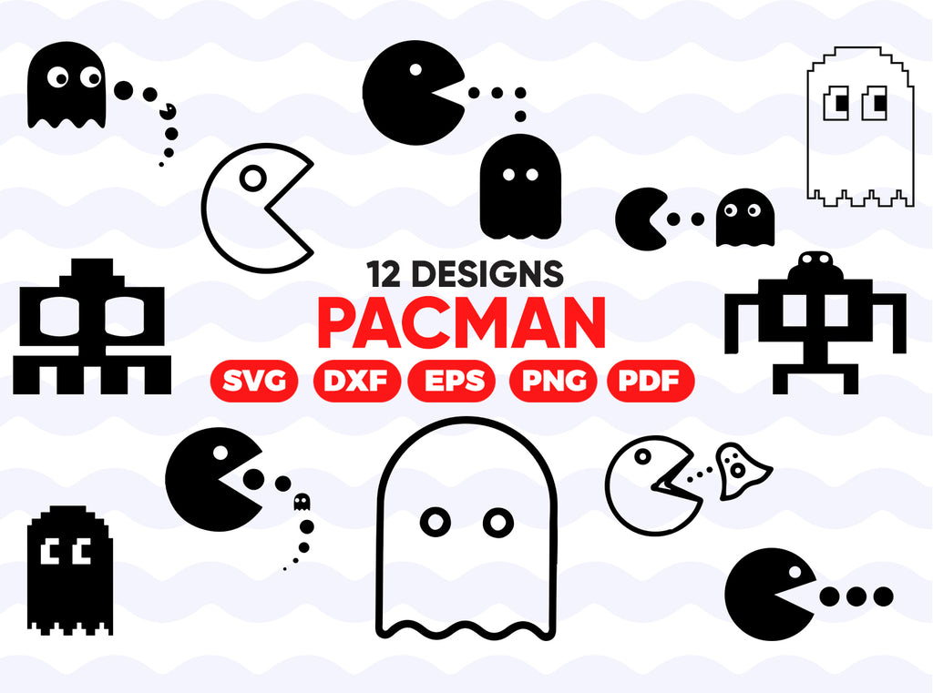 Download Pacman Svg Retro Svg Pac Man Svg Files Silhouette Svg Pacman Cric Clipartic