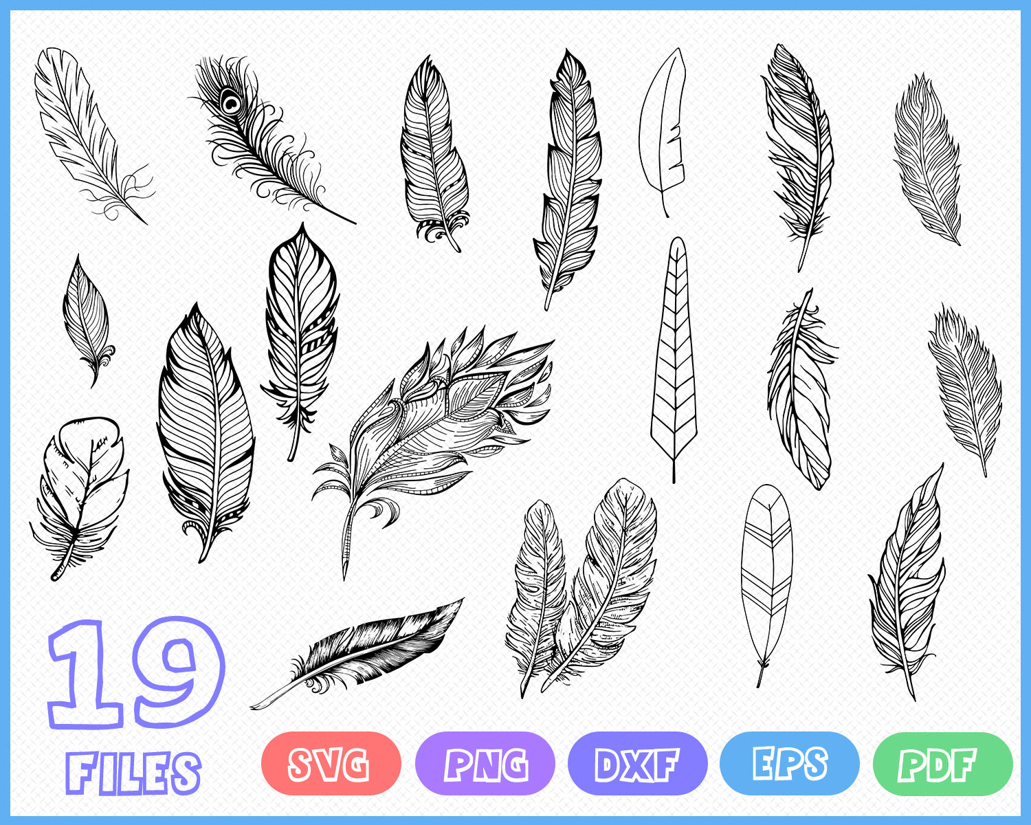 Download Feather Svg Feather Svg Feather Clipart Boho Feathers Decoration Clipartic