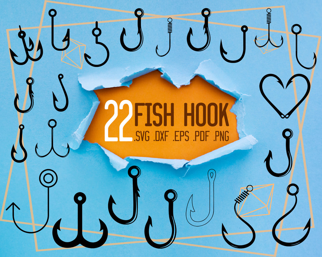 Download Fish Hook Svg Fish Hook Clipart Fish Hook Svg Fish Hook Cut File F Clipartic