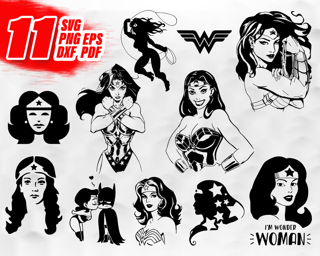 Download Wonder Woman Svg Wonder Woman Logo And Silhouette Vector Silhouette Clipartic