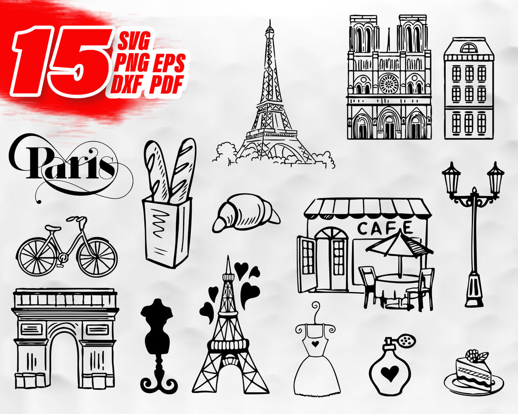Download Paris Svg Paris Bundle France Svg Bundle Holidays Paris Cut File Clipartic