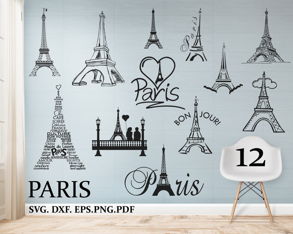Download Paris Svg Bundle France Svg Bundle Paris Cut File Paris Clipart Pa Clipartic