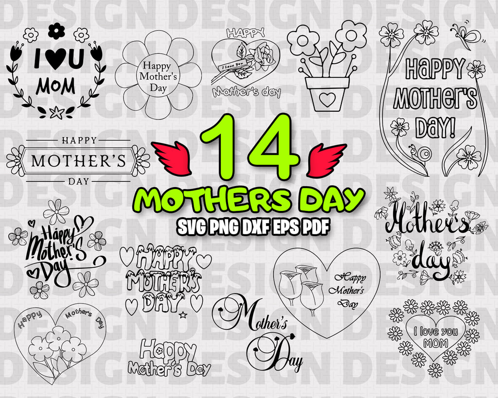 Download Mothers Day Svg Mothers Day Vector Mom Bundle Mother S Day Bundle S Clipartic SVG, PNG, EPS, DXF File