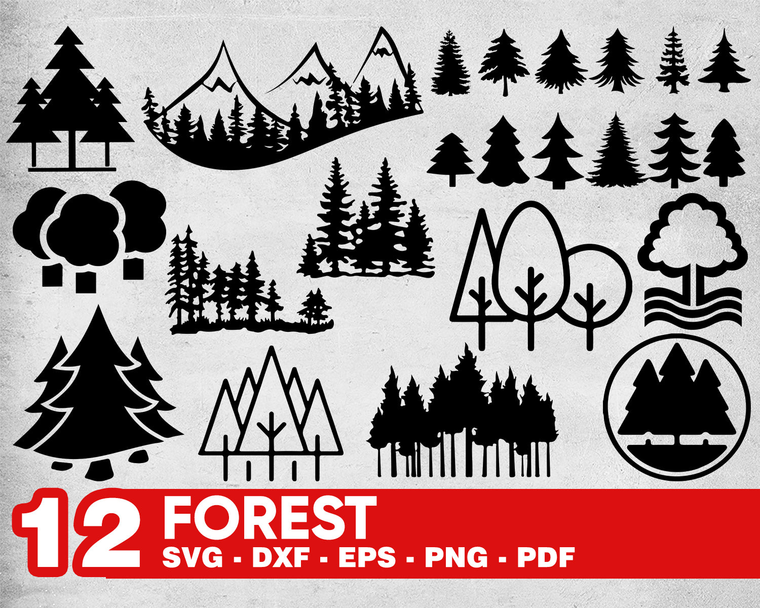 Download Forest Svg Forest Svg Tree Svg Woods Svg Forest Silhouette Forest Clipartic
