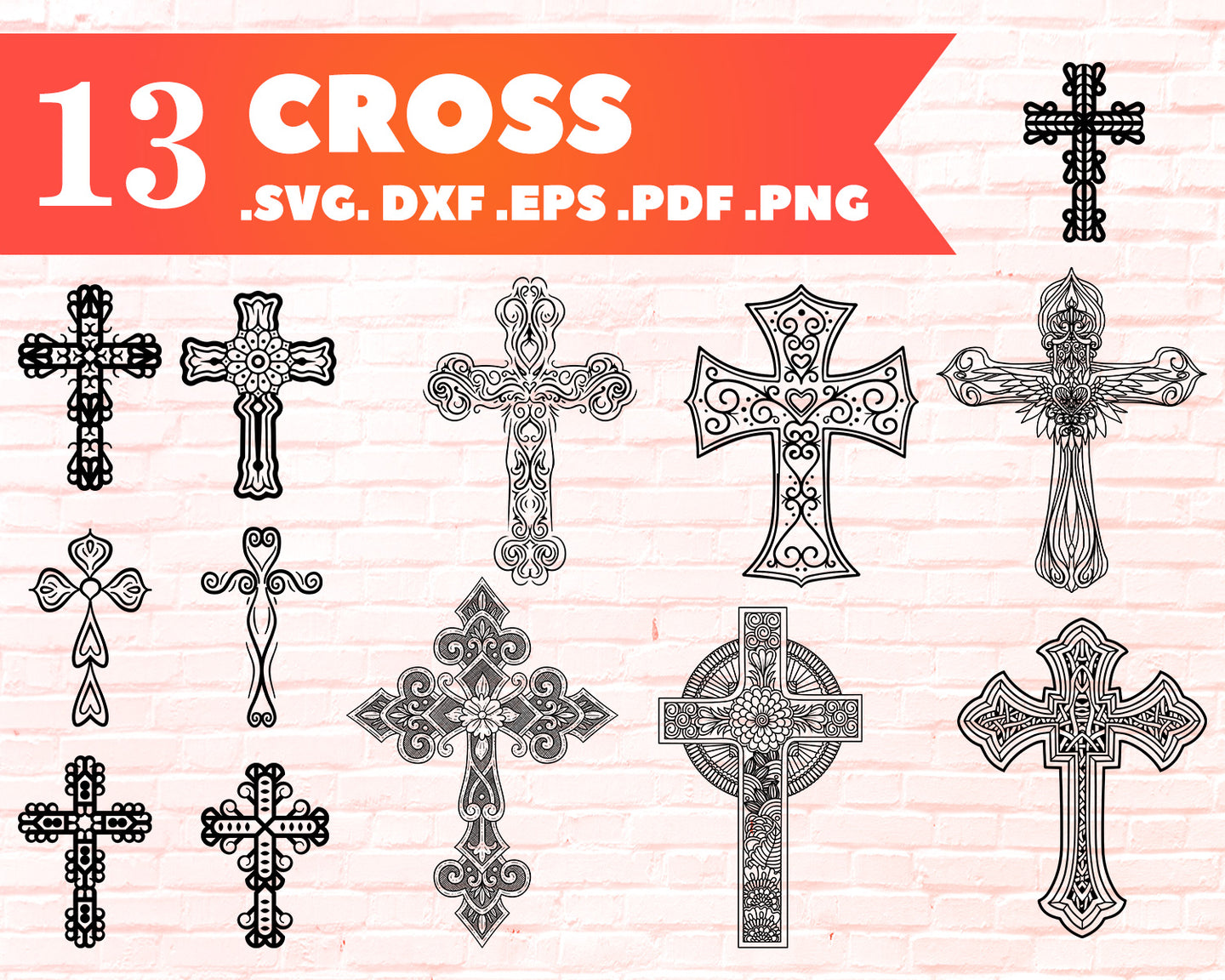 Download Cross svg file, Cross clipart, Crosses svg file, Halloween ...