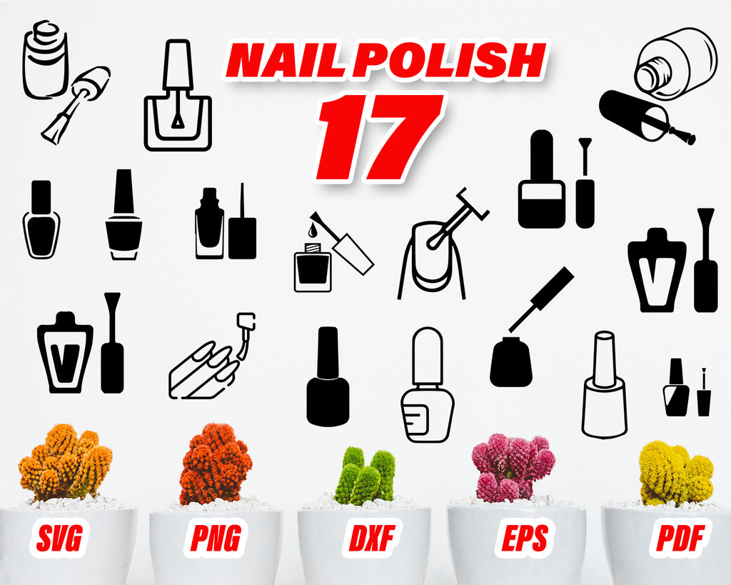 Download Nail Polish Svg Nail Polish Makeup Svg Nail Polish Clipart Manicur Clipartic