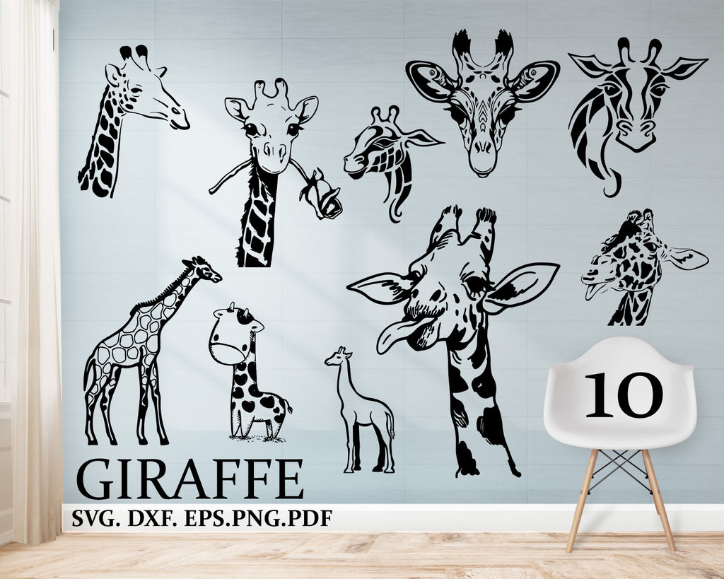 Download Giraffe Svg Bundle Giraffe Svg Giraffe Clipart Giraffe Cut Files Fo Clipartic