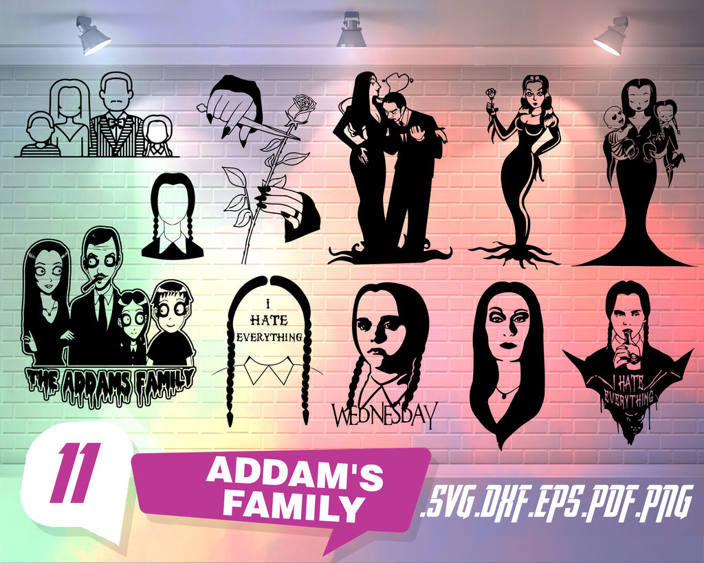 Download Addam's Family svg, Morticia Addams Lily Munster Vampira ...