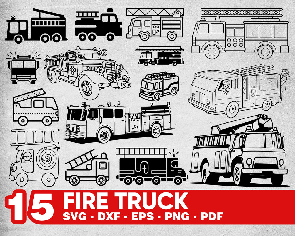 Free Free 130 Clipart Fire Truck Svg SVG PNG EPS DXF File