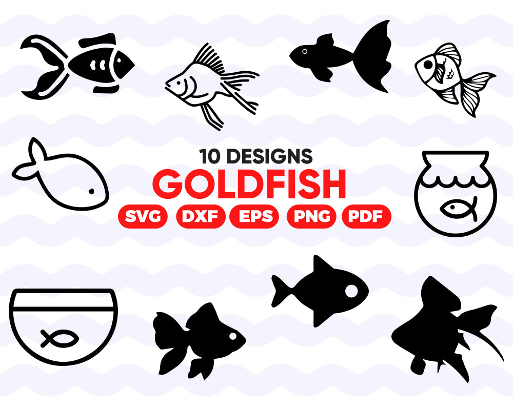 Download Goldfish Svg Fish Svg Goldfish Clipart Goldfish Files For Cricut G Clipartic