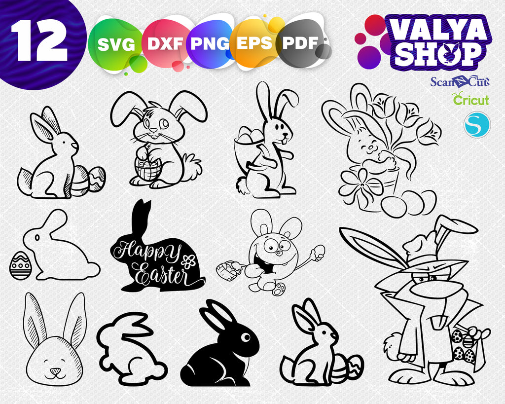 Download Easter Bunny Svg Easter Svg Chicks Dig Me Svg Easter Cut File East Clipartic