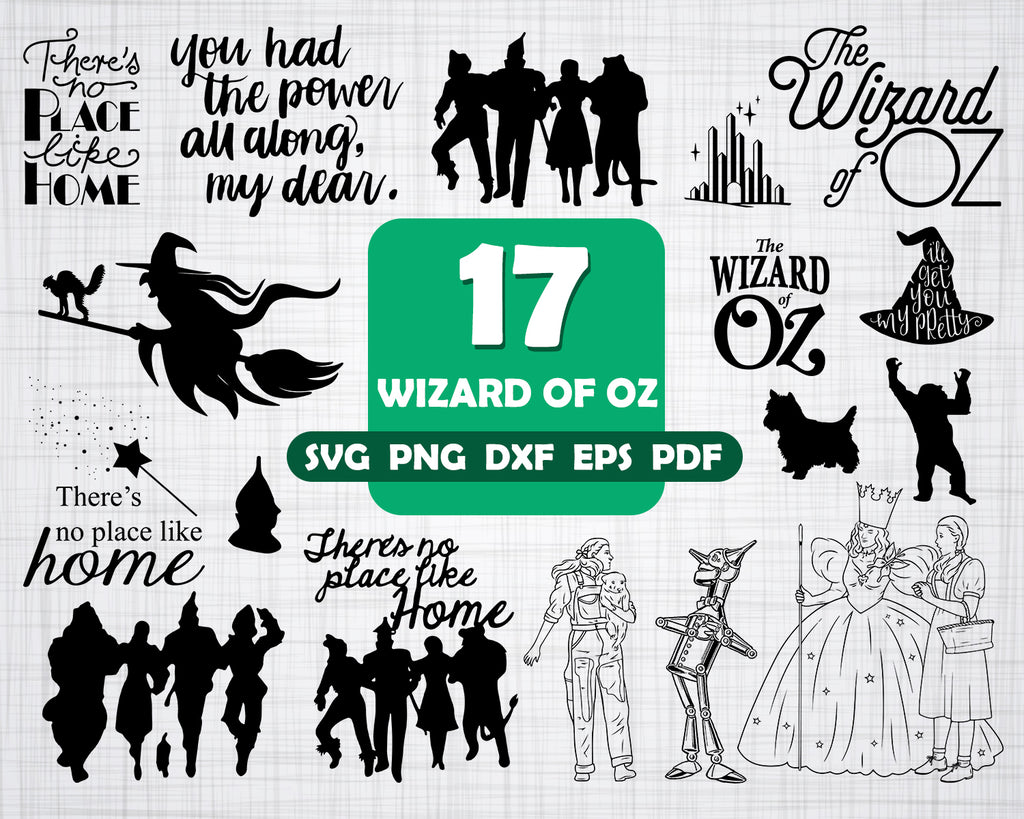 Download Wizard Of Oz Svg Files For Silhouette Files For Cricut Vinyl Svg F Clipartic