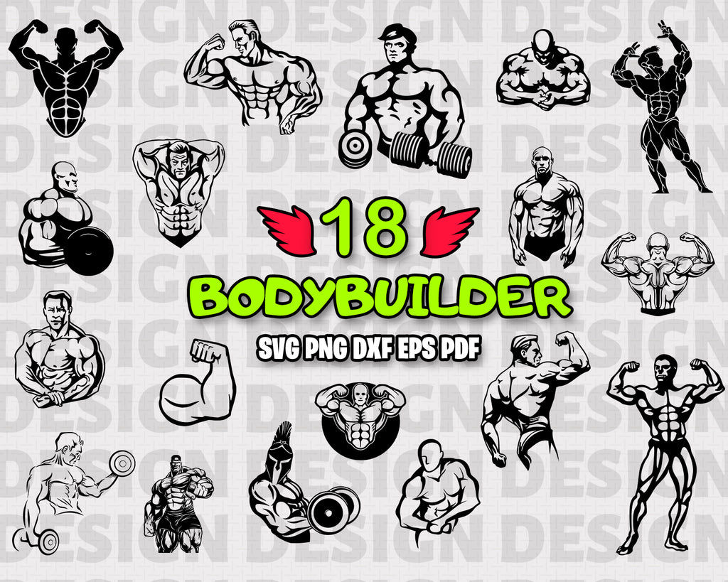 Download Bodybuilder Svg Muscles Fit Weightlifting Bodybuilding Fitness Wo Clipartic