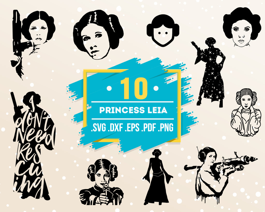 Download Princess Leia Svg Princess Leia Silhouette Artist Silhouettes Celeb Clipartic